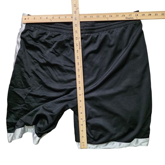 Nike Hoops Basketball Shorts Men’s L Black Silver Lined Baggie - Picture 6 of 6